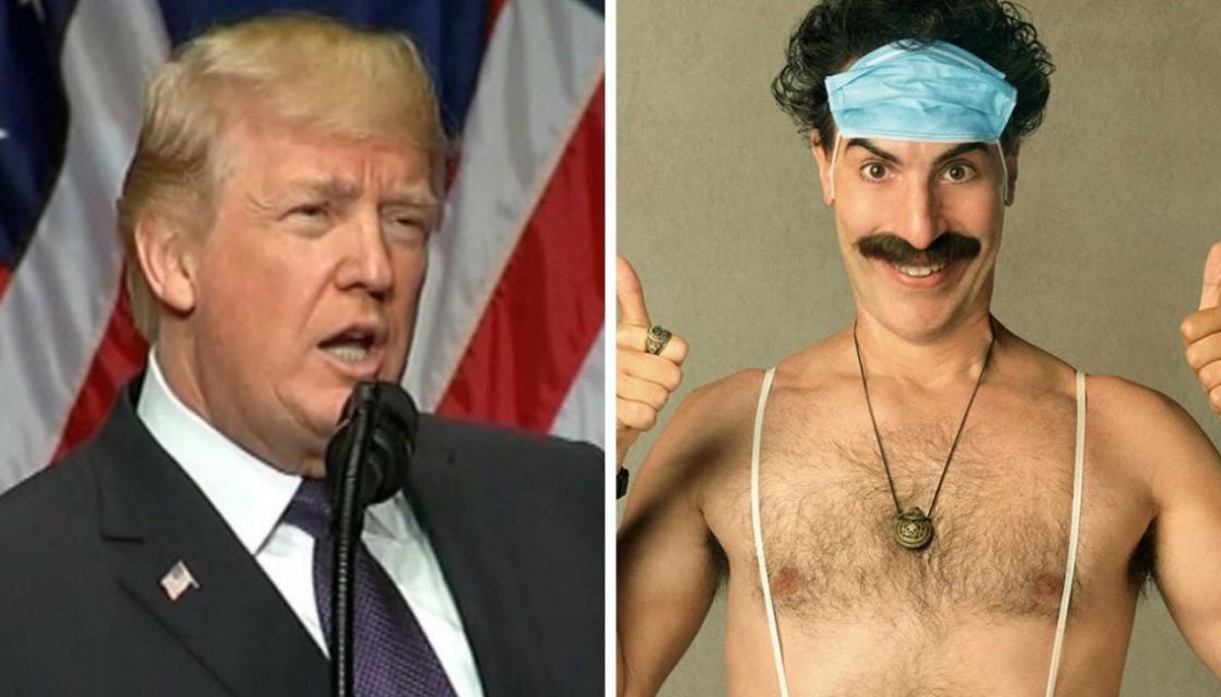 Жексұрын: Трамп Борат жайлы ойын ашып айтты