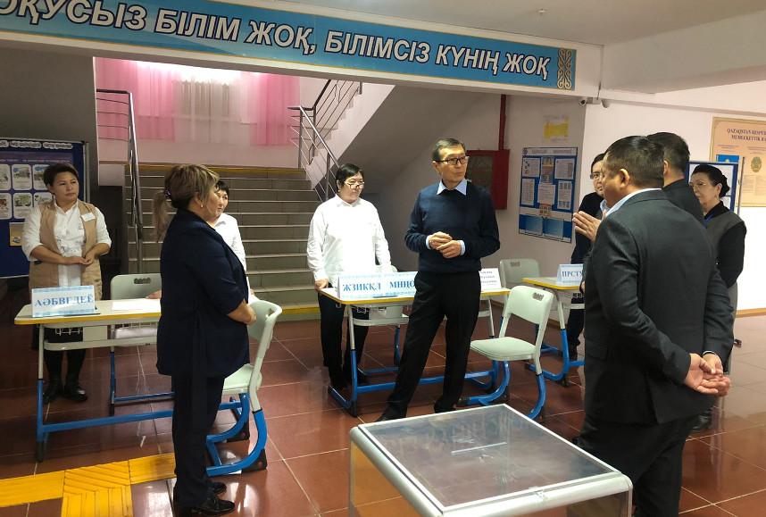 ОСК төрағасы Павлодар мен Ақмоладағы учаскелердің сайлауға дайындығын тексерді