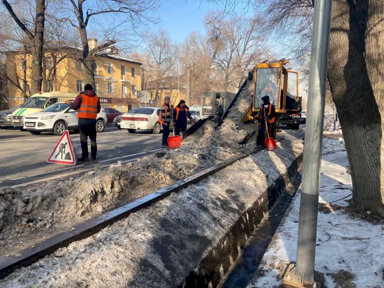 Алматыда арық желілерін жаппай тазарту  басталды