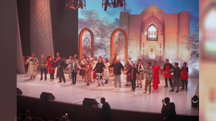 Түркістанда алғаш рет “Құстар қайтып келеді” мюзиклі сахналанды