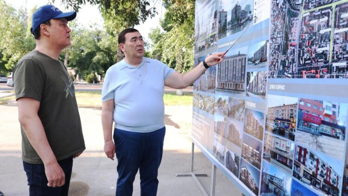 Облыс әкімі Тараздағы құрылыс нысандарын тексерді