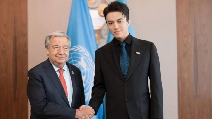 Димаш Құдайберген Астанада БҰҰ Бас хатшысымен кездесті